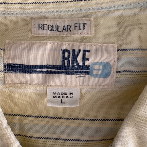 Yellow BKE button up - Picture 2 of 3